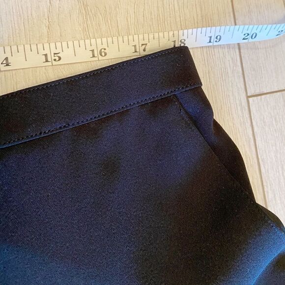 90s vintage black high waisted capri pants with embroidered butterflies - Picture 8 of 10